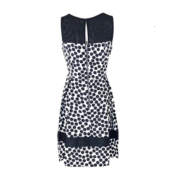 Danny & Nicola Polka Dot Fit & Flare Dress Sz 12P - Picture 2 of 8